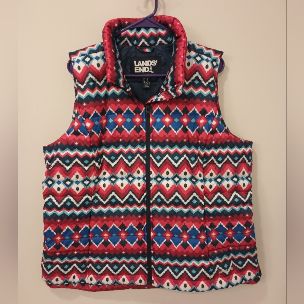Lands End Down Puffer Vest